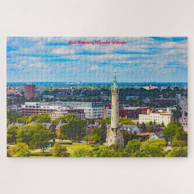 Nous aimons Milwaukee Wisconsin. Jigsaw Puzzle (Horizontal)