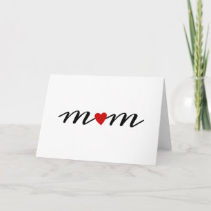 Nous aimons notre maman   Bonne carte de fête des 