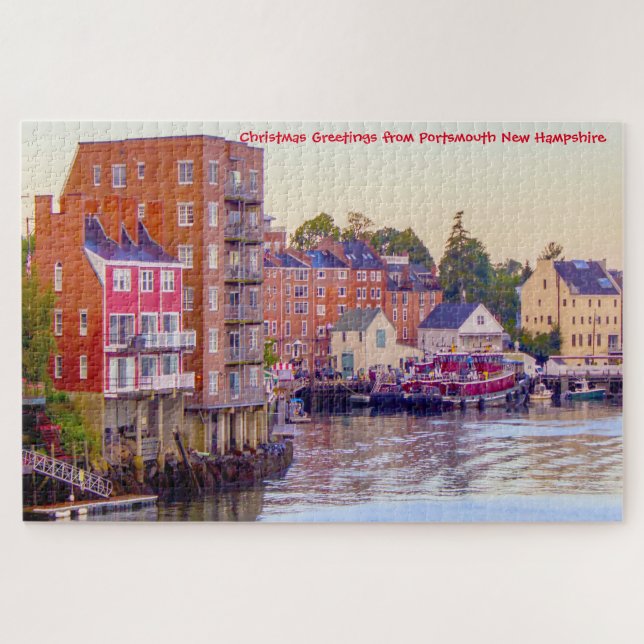 Nous aimons Portsmouth New Hampshire Jigsaw Puzzle (Horizontal)