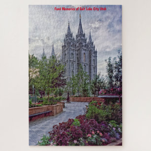 Nous Aimons Salt Lake City Utah Jigsaw Puzzle