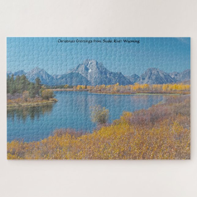 Nous aimons Snake River Wyoming Puzzle (Horizontal)