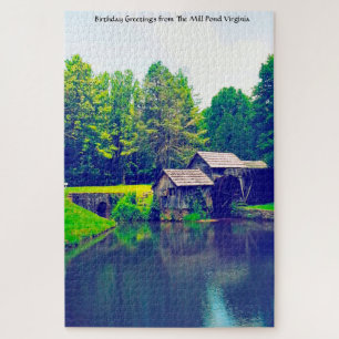 Nous aimons The Mill Pond Virginia. Puzzle