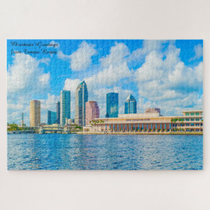 Nous Aimons Ville Tampa Floride Jigsaw Puzzle