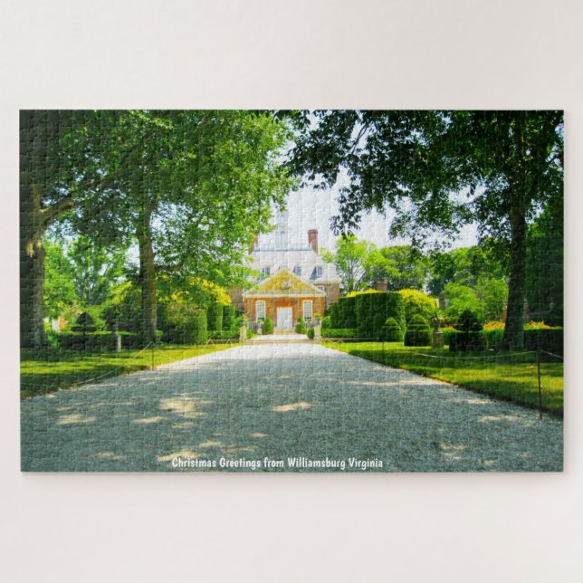 Nous aimons Williamsburg Virginia Jigsaw Puzzle (Horizontal)