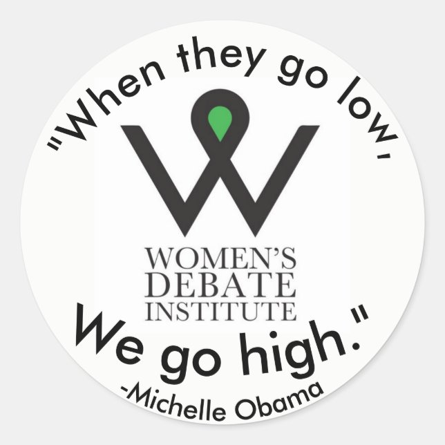 Nous allons haut Obama Sticker (Devant)