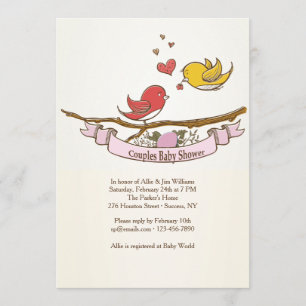 Nous attendons un invitation de baby shower de