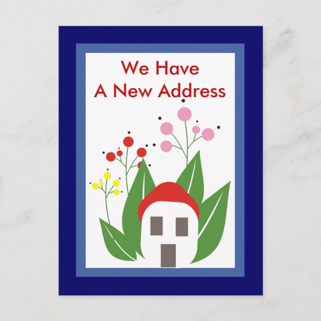 Nous Avons De Nouvelles Cartes Postales D'Adresse (Devant)