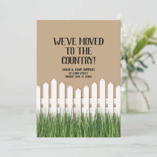 Nous avons déménagé à la clôture de la faire-part