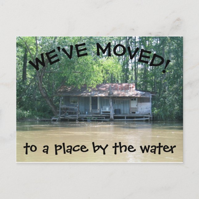 Nous Avons Déménagé Carte De Changement D'adresse (Devant)