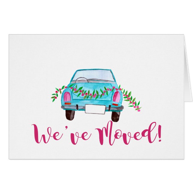 Nous avons déménagé la voiture de Noël classique (Devant horizontal)