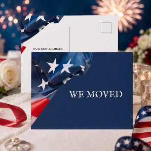 Nous avons déménagé Nouvelle adresse Carte postale