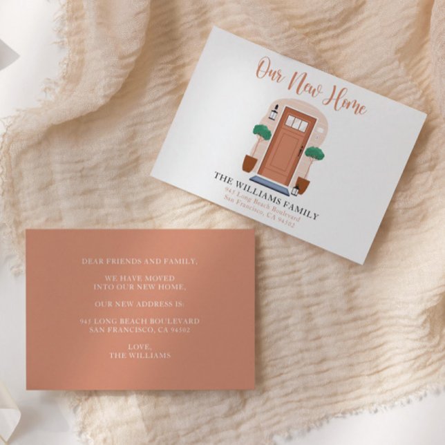 Nous Avons Déménagé Nouvelle Carte Faire-part De D (Créateur téléchargé)