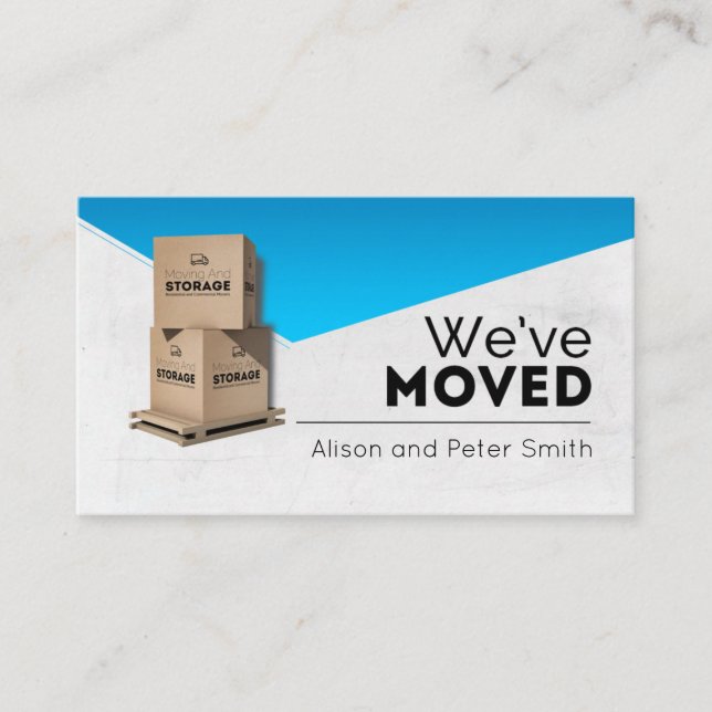 Nous avons déplacé la Faire-part (Devant)