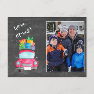 Nous avons déplacé l'aquarelle carte photo de voit