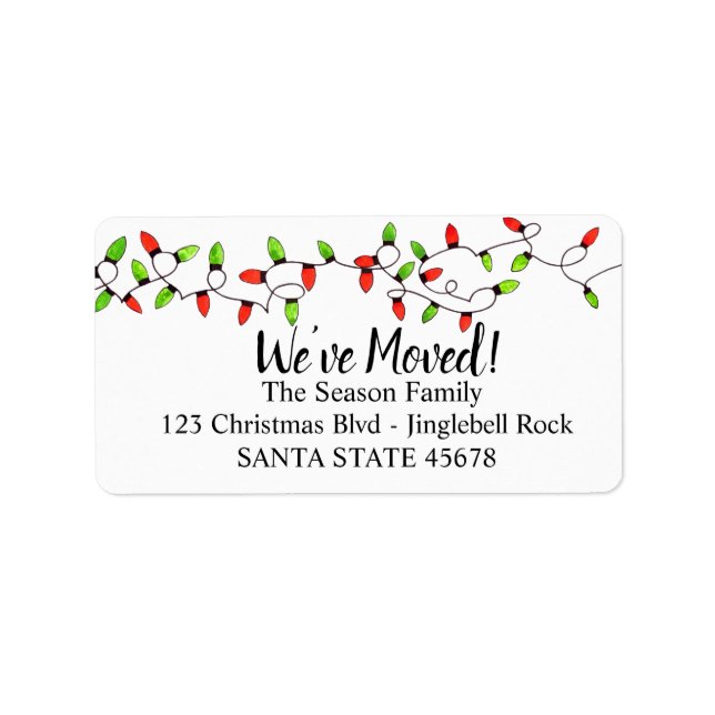 Nous avons déplacé le Étiquette des lumières des a (Devant)