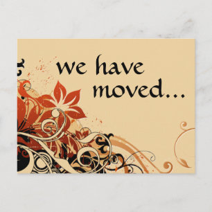 nous avons déplacé le faire-part