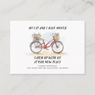 Nous avons déplacé un nouveau Faire-part de déplac