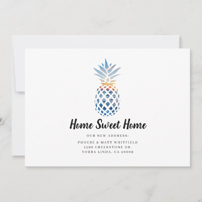 Nous avons déplacé un nouveau Faire-part de déplac (Devant)