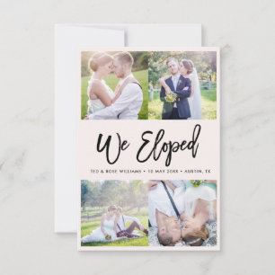 Nous Avons Été   faire-part du mariage de script d