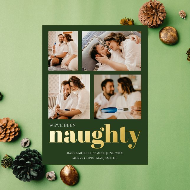 Nous avons été vilaine Faire-part de grossesse Noë (Créateur téléchargé)