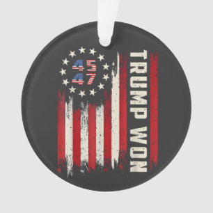 Nous avons gagné TRUMP INAUGURATION Drapeau améric