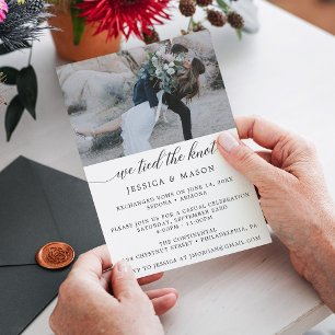 Nous avons noué le nœud Invitation Fuite Annonce