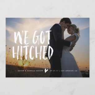 Nous Avons Un Faire-part Mariage Accroché