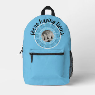 Nous avons un sac à dos bleu jumeaux