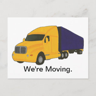 Nous déménageons, changement d'adresse cartes post
