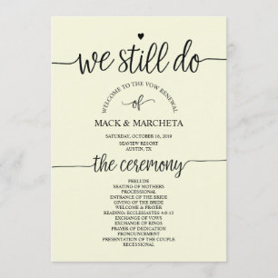 Nous faisons encore la carte de programme