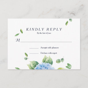 Nous faisons Eucalyptus Hydrangea Garden Carte RSV