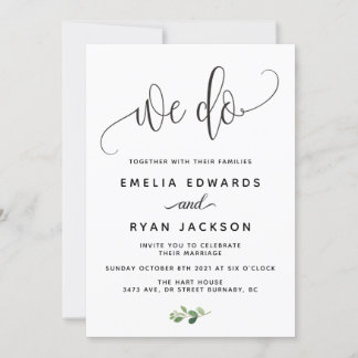 Nous faisons faire-part de mariage