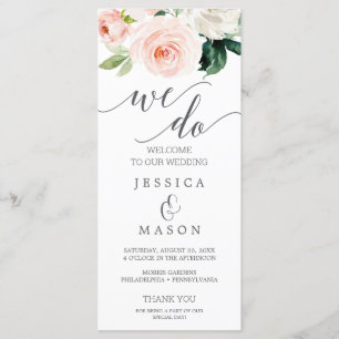 Nous Faisons Mariage Programme Blushing Blooms