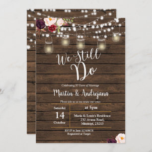 Nous faisons toujours Mariage Anniversaire carte d