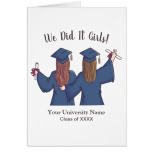 Nous l'avons fait les filles, Remise de diplôme le