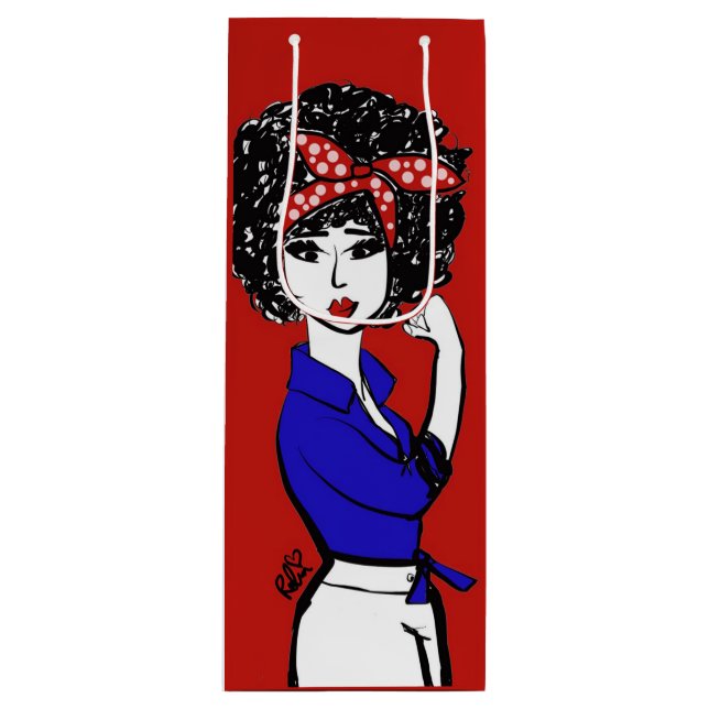 Nous Le Faisons Sac Cadeau De Vin (Devant)