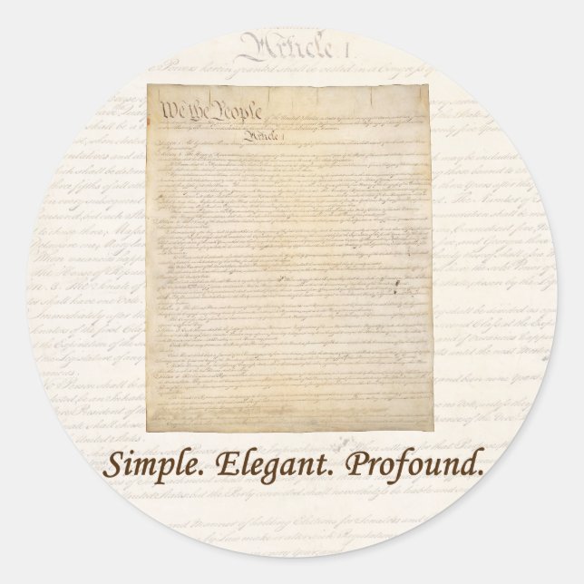 Nous le peuple - Sticker #1 (Devant)