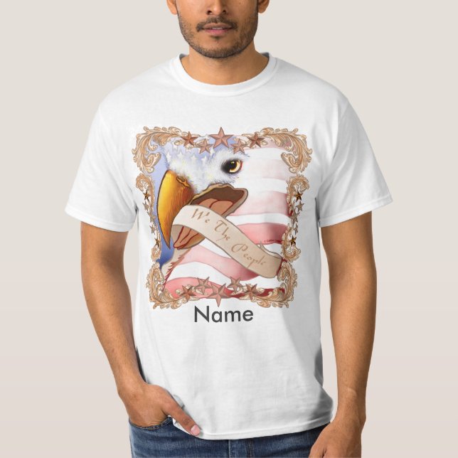 Nous le peuple T-shirt Eagle (Devant)