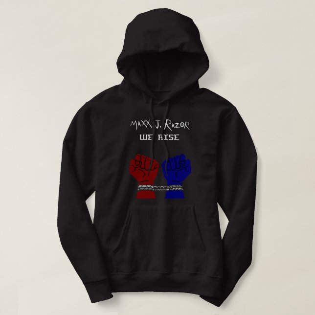 Nous montons par Maxx J. Razor sweat - shirt à cap (Design devant)