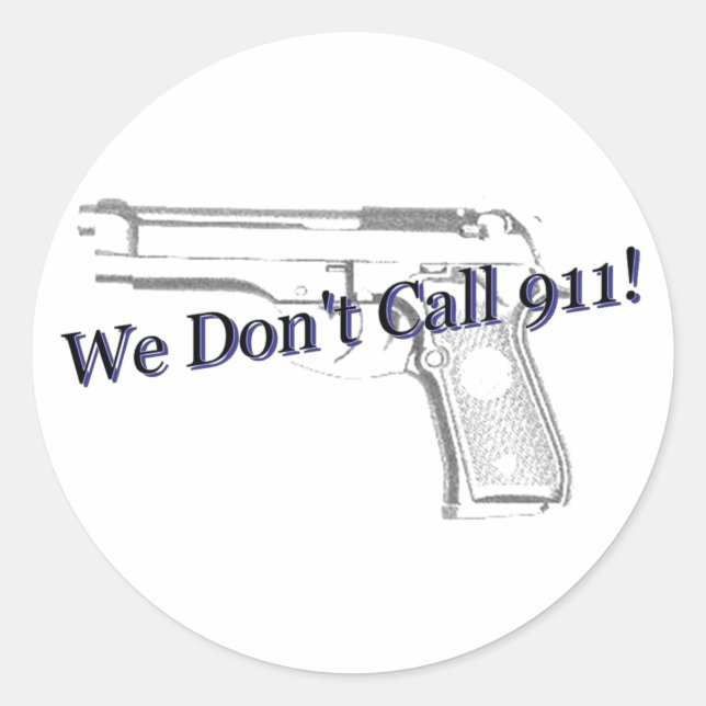 Nous n'appelons pas Sticker 911 (Devant)
