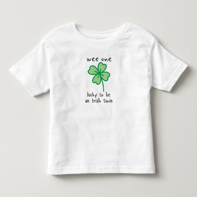Nous n'avons qu'une chance d'être un t-shirt irlan (Devant)