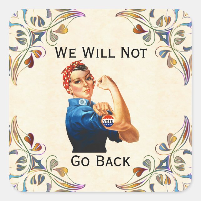 Nous Ne Retournerons Pas Sticker (Devant)