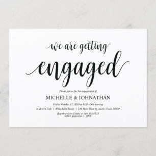 Nous nous engageons, invitations du parti Engageme