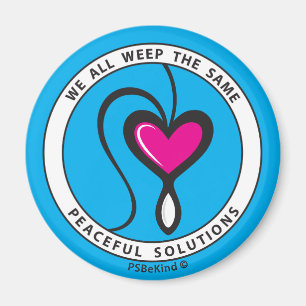 Nous Pleurons Tous Le Même 3_Round Magnet 2.25"