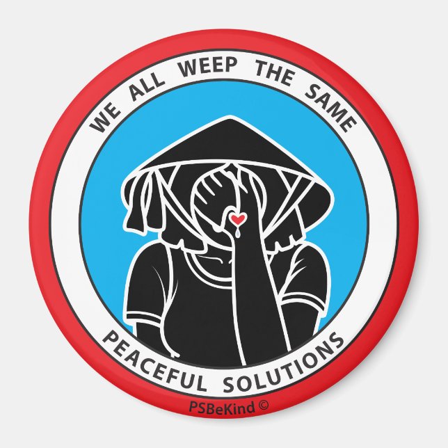 Nous Pleurons Tous Le Même Aimant 4 Rouge_3" (Devant)