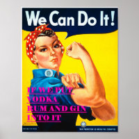 Nous pouvons le faire Poster vintage