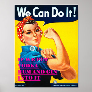 Nous pouvons le faire Poster vintage
