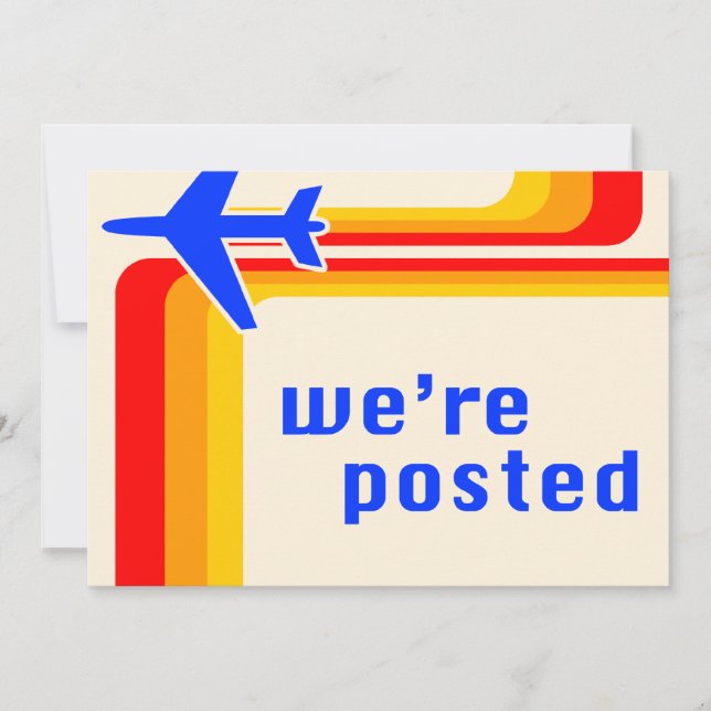 nous sommes affichés faire-part (Devant)