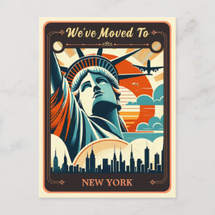 Nous sommes allés à New York   Carte postale Vinta