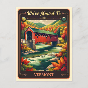 Nous sommes allés au Vermont   Carte postale Vinta